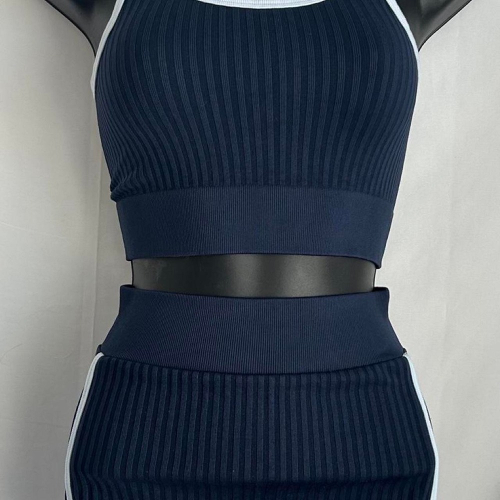 No Boundaries Brand  - Navy blue athletic 2 piece set, size XXS. Excellent